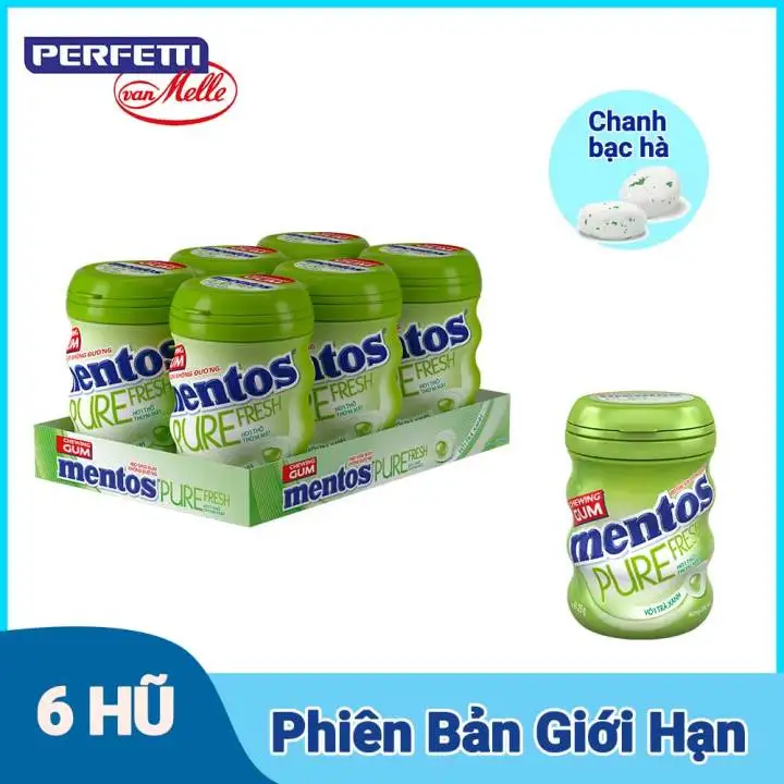 Горячая Распродажа по лучшей цене жевательные чистые свежие без сахара/Мятные смешанные фрукты/61,25 Г x 6 банок x 12 наборов/коробка