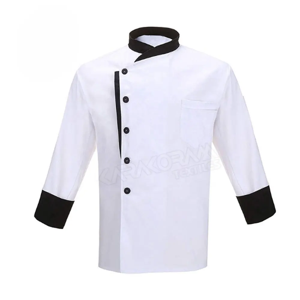 Factory Direct Chef Coat Hot Selling Long Sleeve Chef Coat For Sale