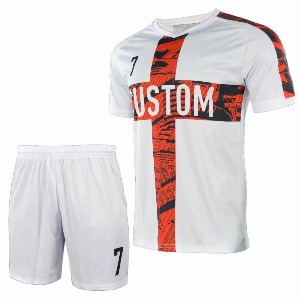 Custom Best Selling Soccer 2024 Jersey Football Cheap Jerseys Soft Breathable Fabric Sportswear Shirt Uniform For Teams