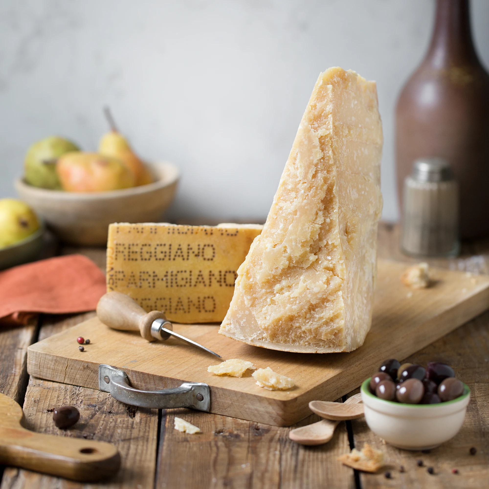 Parmigiano Reggiano DOP cheese 48 months of aging EMILIA FOOD LOVE Selected with love in Italy