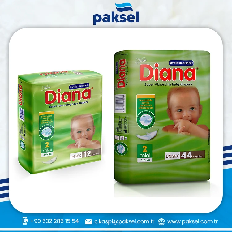 Bulk Supply Turkey Diaper New Diana Super Absorbing Baby Diaper at Lowest price Diana Baby Diaper