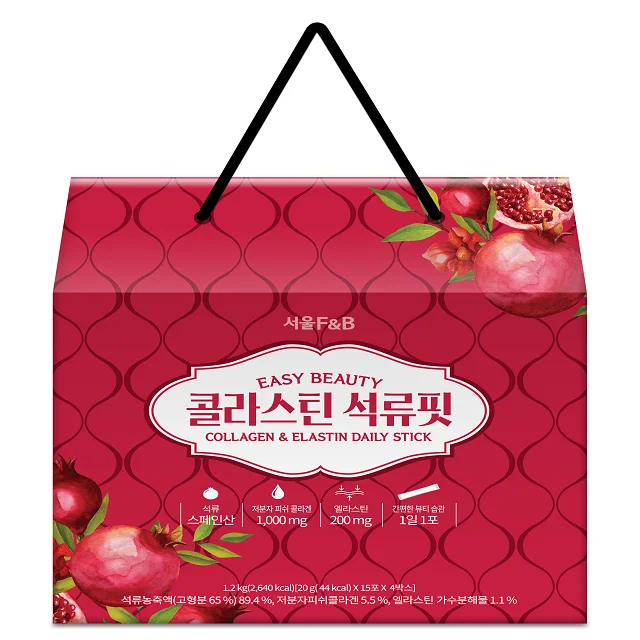 Collastin Pomegranate Jelly Stick pouch easy portable size Fruit taste Made in Korea