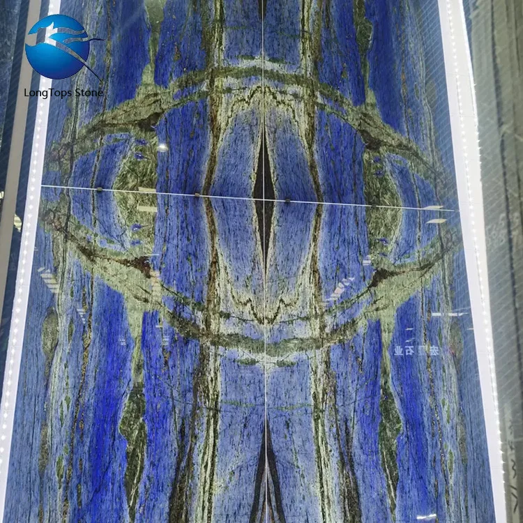 Wholesale Headstone Factory Price Natural Blue Marble Granite Monument and Tombstone