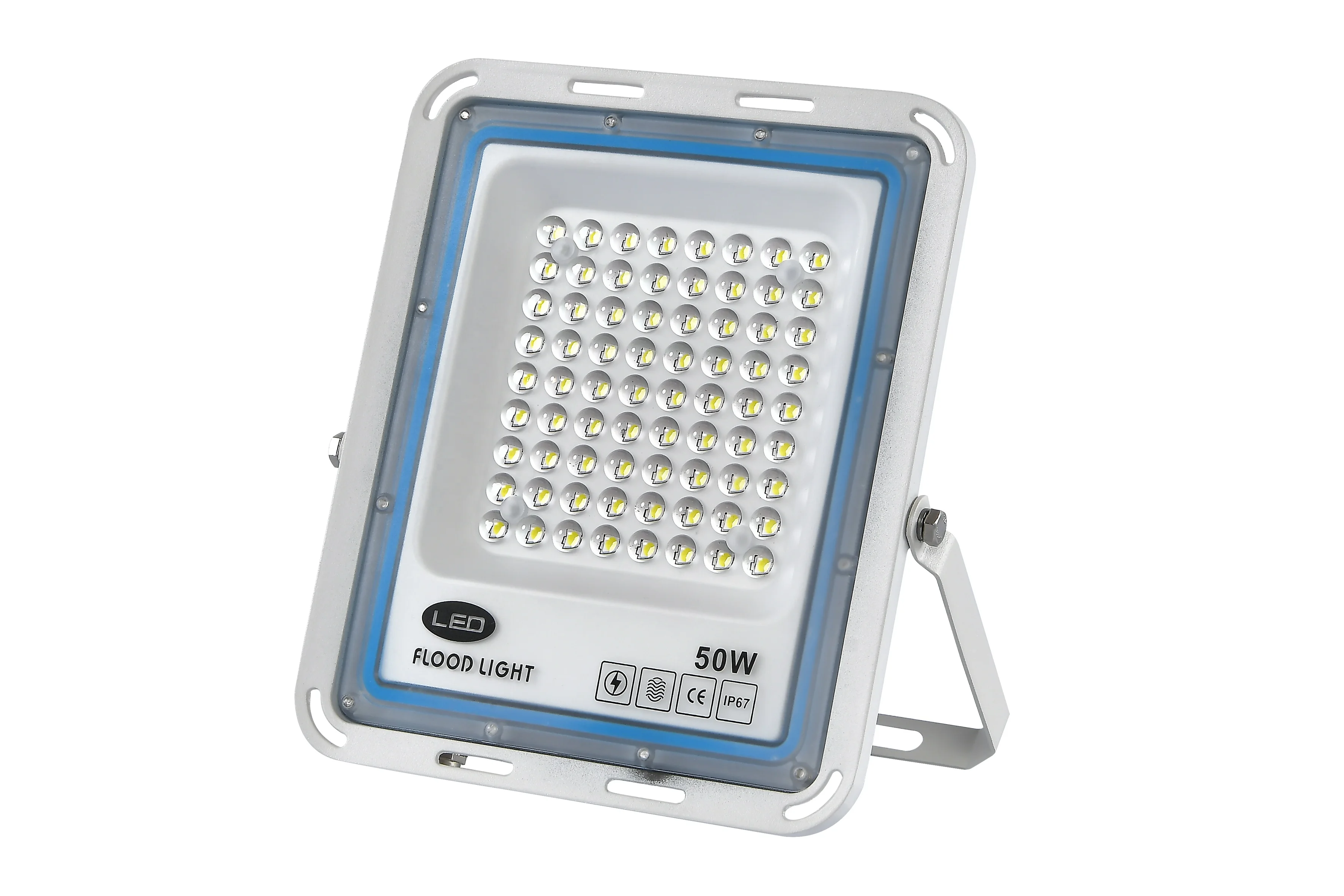 Long Working Time Outdoor Waterproof IP67  30w 50w 100w 150w 200w  Aluminum Led Flood Light