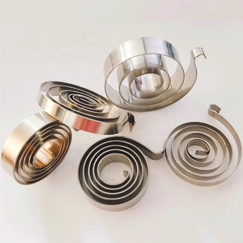 Weihui OEM safety belt coil spring for seat belt spiral spring free sample bicycle seat spring