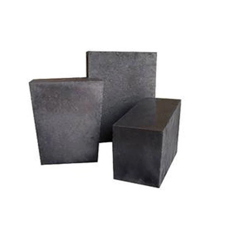 High quality composite refractory magnesite carbon brick black mgo-c resin bonded magnesia carbon brick for converter