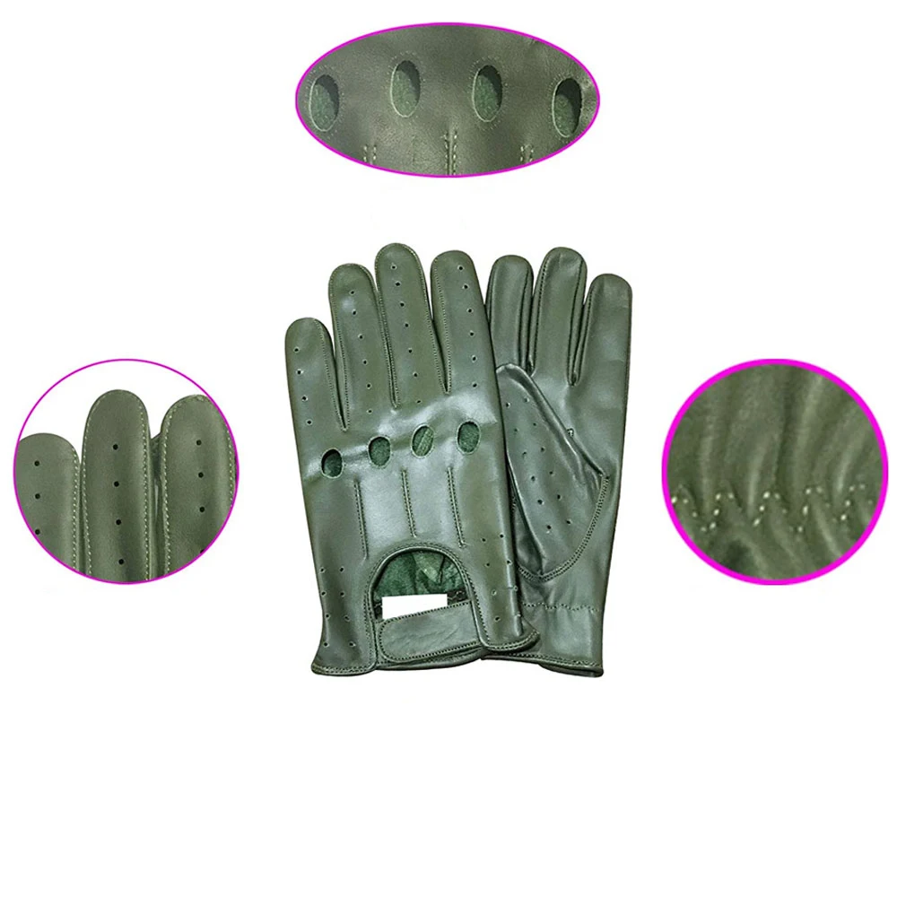 All Sizes Solid Color Personal Protective Equipment Safety Gloves Leather Gloves for Driving