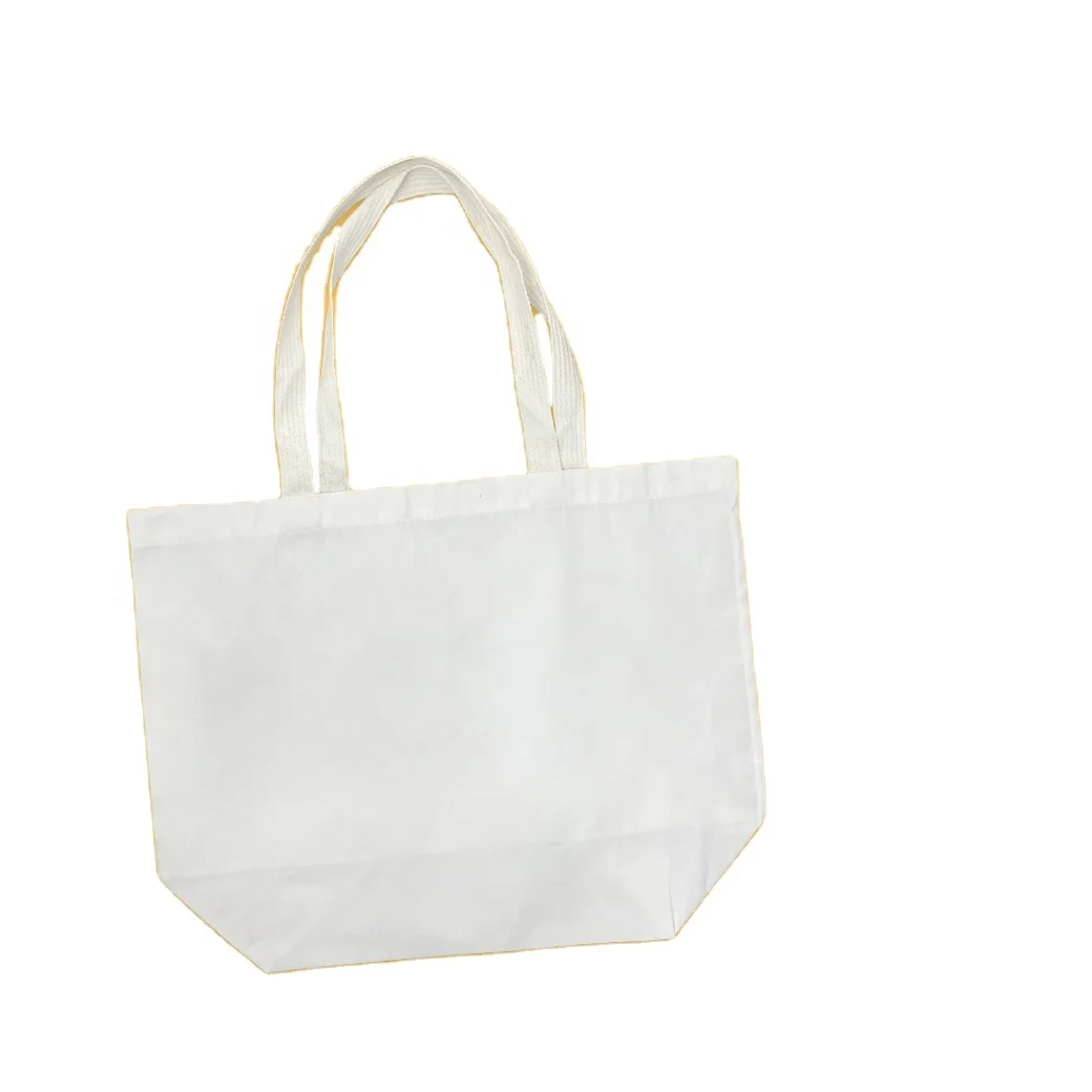 Cotton Tote Canvas Bag with Custom Printed Owner Logo for Shopping and Promotional Products Low MOQ Wholesales