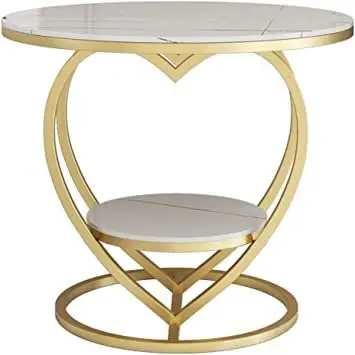 Golden finished iron wire design luxury sofa side table and coffee table nordic design hot sellin home decor furniture