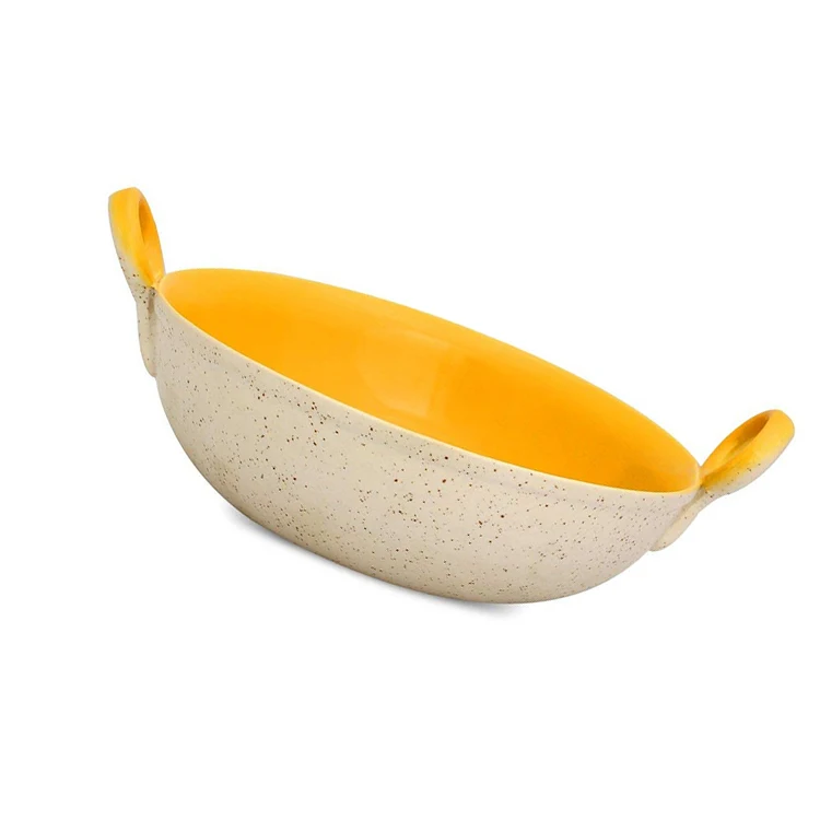 2022 New Arrival Kadai Set Induction Compatible Healthy Ceramic Coated Cookware Kadai With Lid For Sale At Wholesale Price