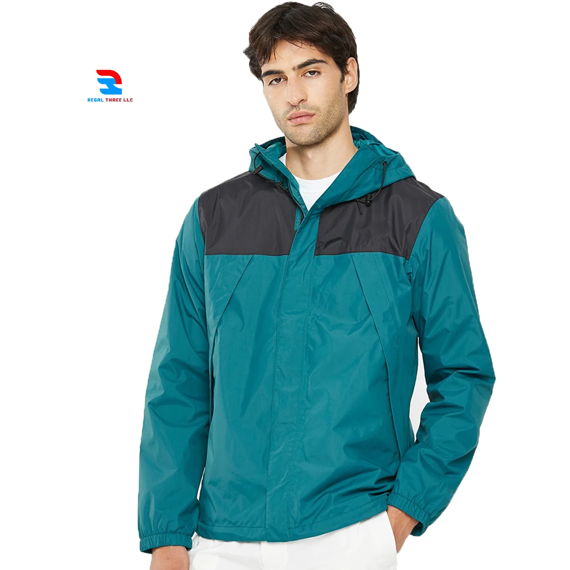 Мужская Водонепроницаемая ветровка с капюшоном