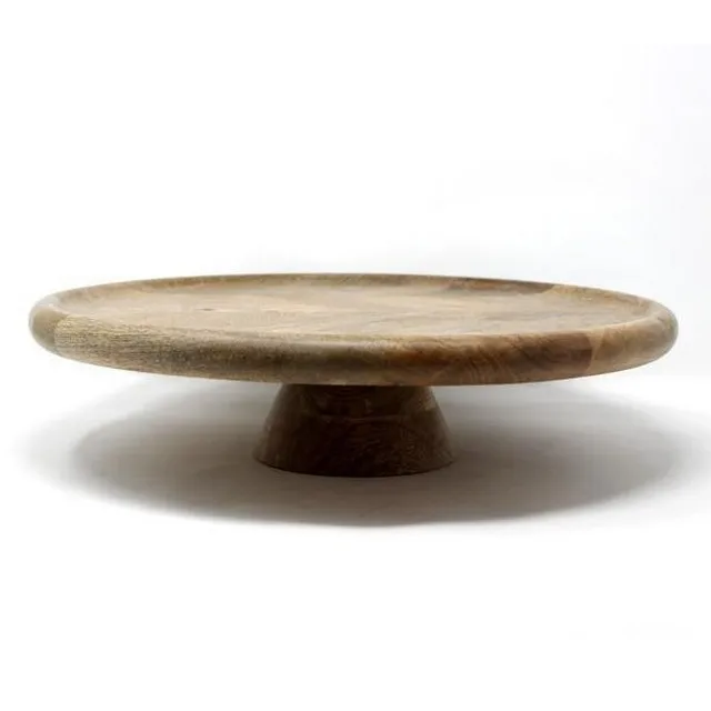 New Design Best Price Vintage Antique Wedding Dessert Wood Cake Stand Pedestal Display Cupcake Server Rustic Farmhouse Party Use