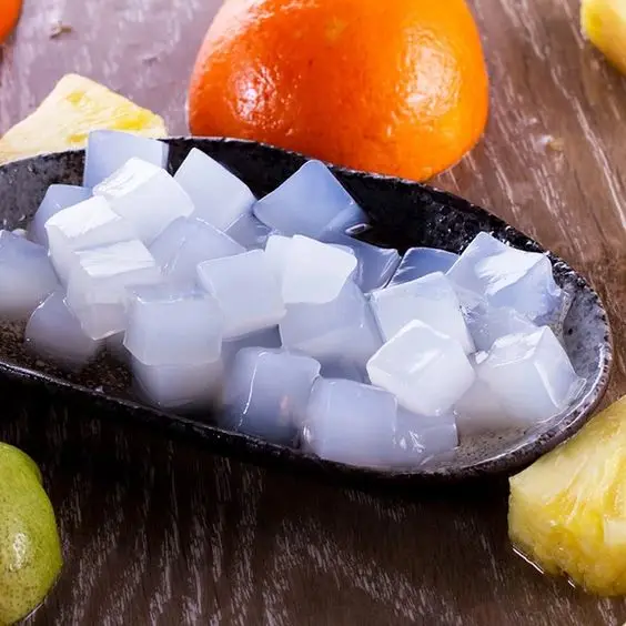 Высококачественный сырой NATA DE COCO мягкий фруктовый сок желе здоровая закуска сделанная во Вьетнаме лучший выбор Топпинг-том