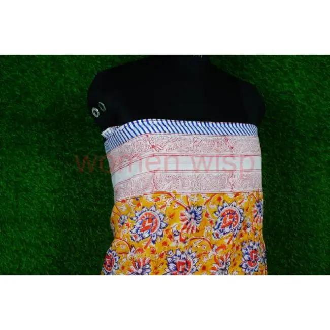 Custom Print 100% cotton cover up sarong women beach sarong pareo