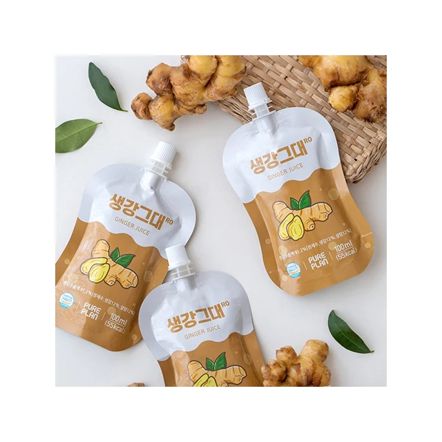 (pure bright and warm cooperative) - pureplan real ginger juice 100ml*15pouch made with Korean gingers KOTRA