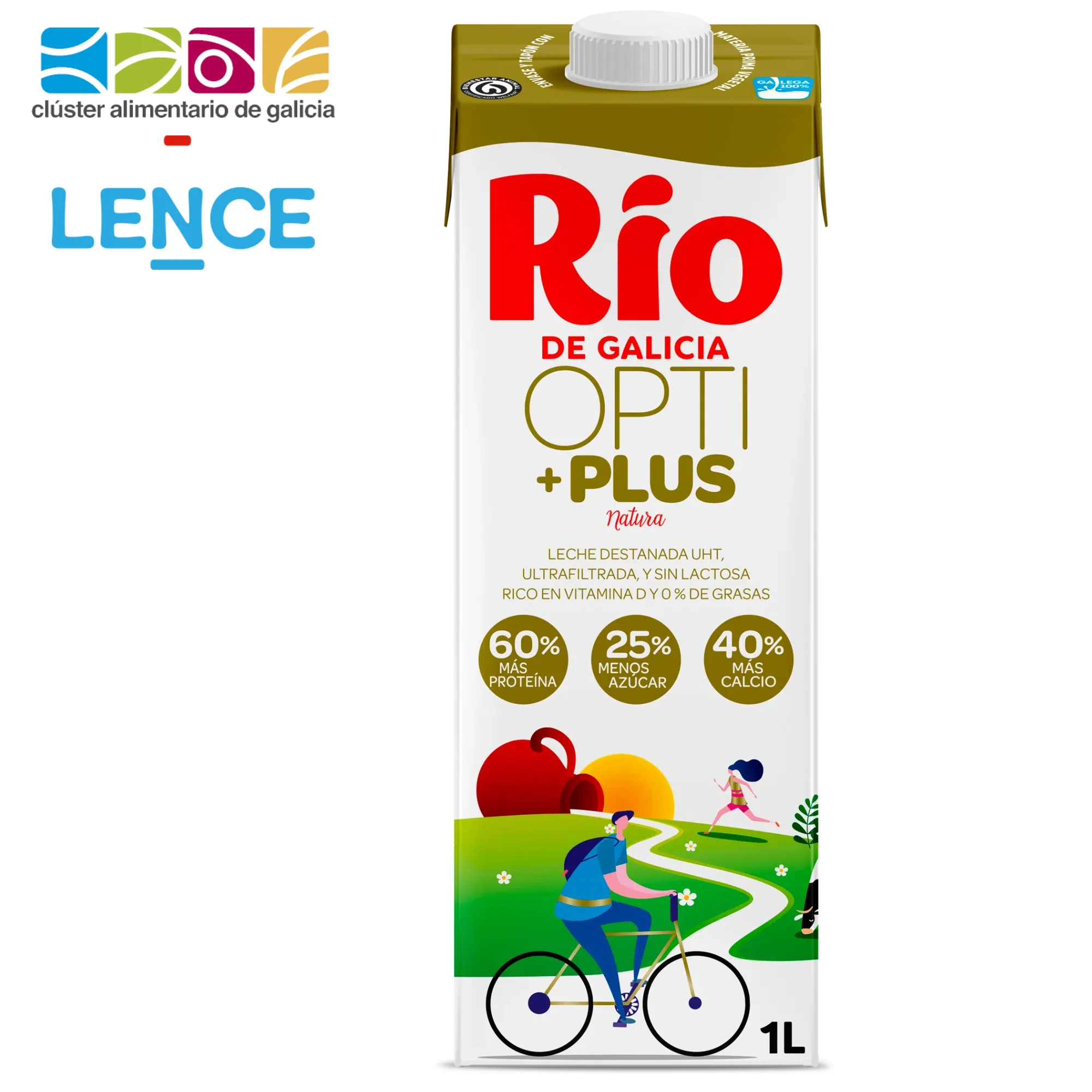 High Quality UHT Skimmed Milk, Ultrafiltered, Lactose Free from Spain Packaging 1 liter IFS Food | Brand Leche Rio