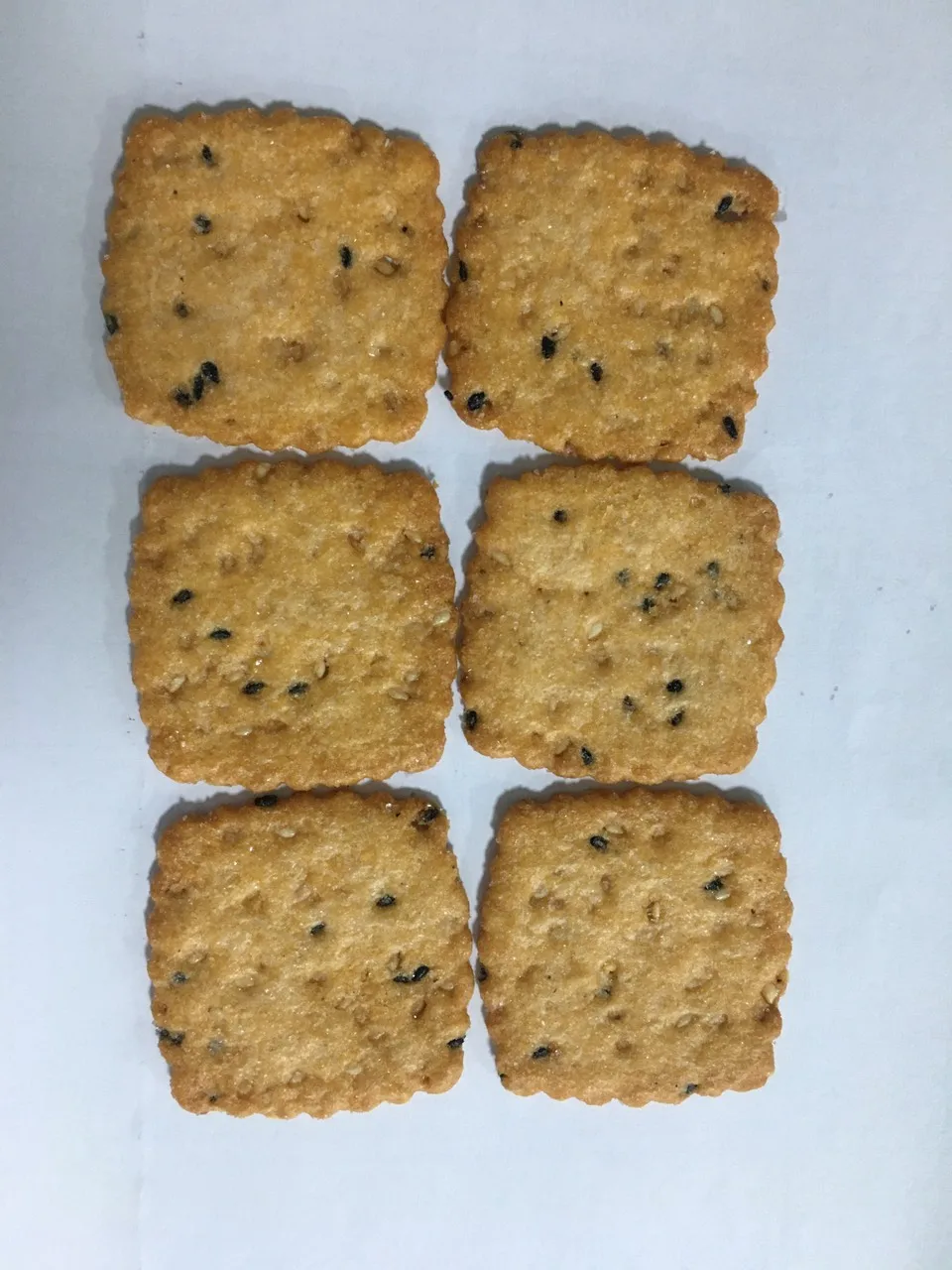 Vietnamese Gac Fruit & Sesame Chocolate Flavored Cracker Biscuits Thin & Crispy 12-Month Shelf-Life Wheat Flour-Based