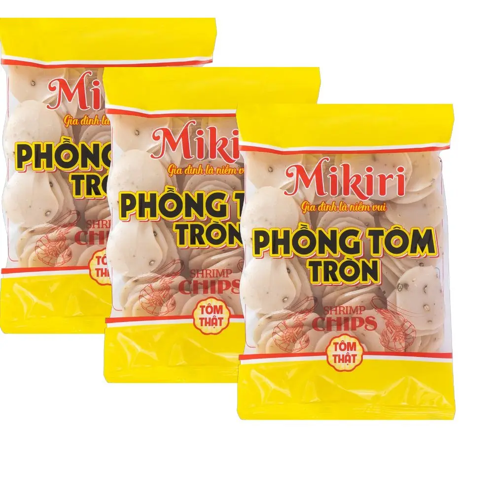 Best Product The Shrimp Puff Pastry 200 g Style Circle Ingredient Shrimp Seafood Snacks Delicious Shrimp Taste  Use with Salad,