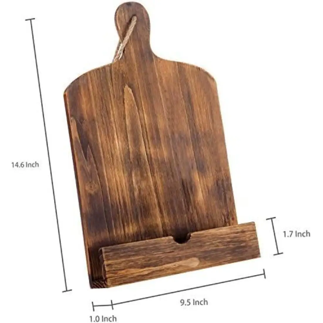New Arrival Wooden Book Holder At Competitive Price Unique Selling Decorative Natural Cookbook Stand With Free Standing Base