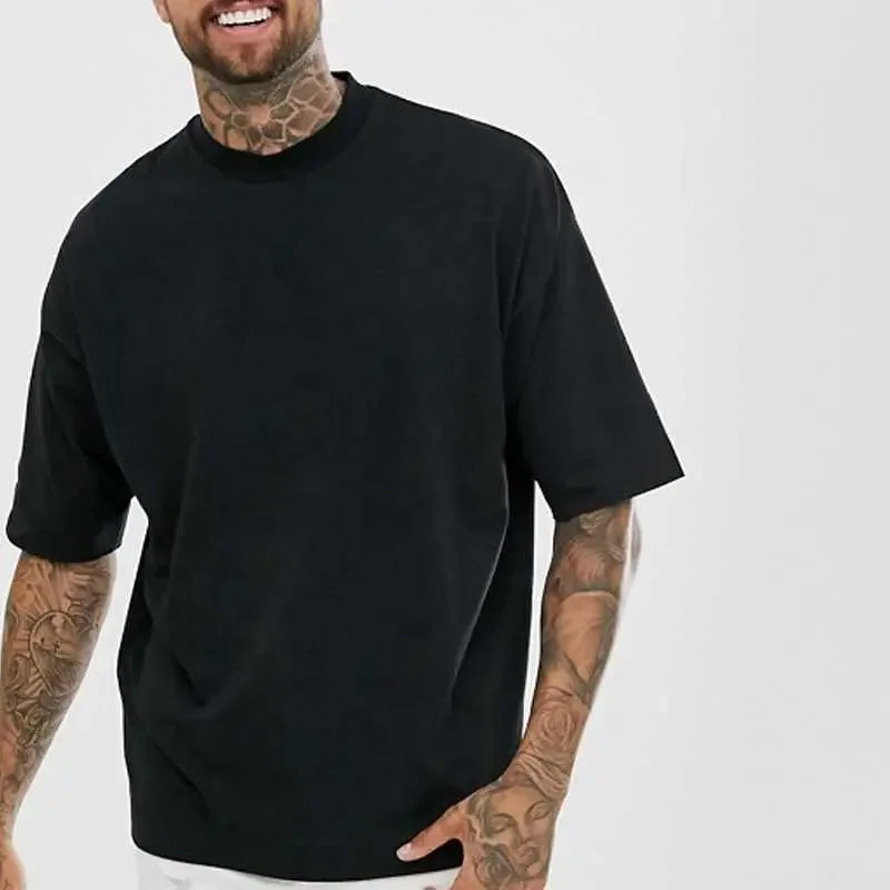custom blank high quality for mens clothing cotton 300 gms vintage heavyweight t shirt oversized tshirts wholesale