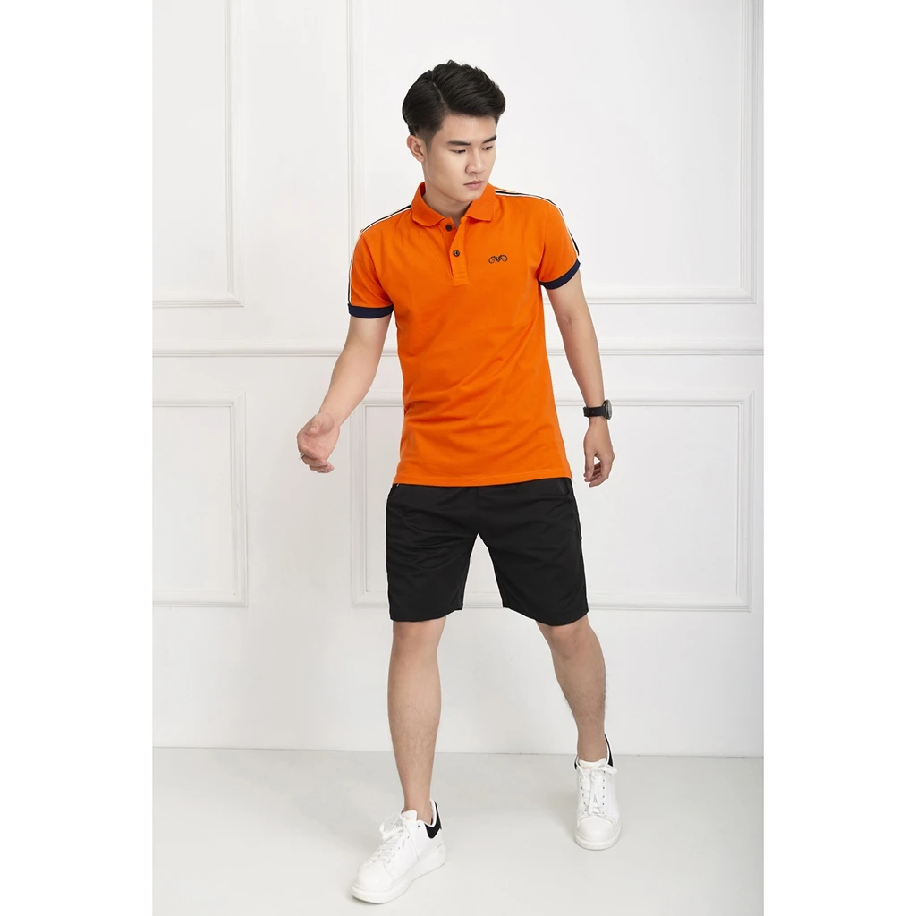 Custom polo shirts high quality polyester stretch knit polo shirt outing polo men