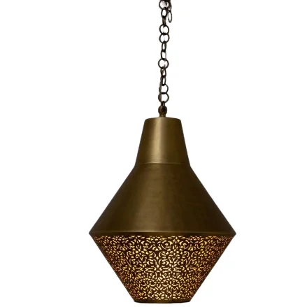 Contemporary Style Luxury Design Hanging Pendant Moroccan Lantern Lamp for Living Room Home Interior Lighting Lantern