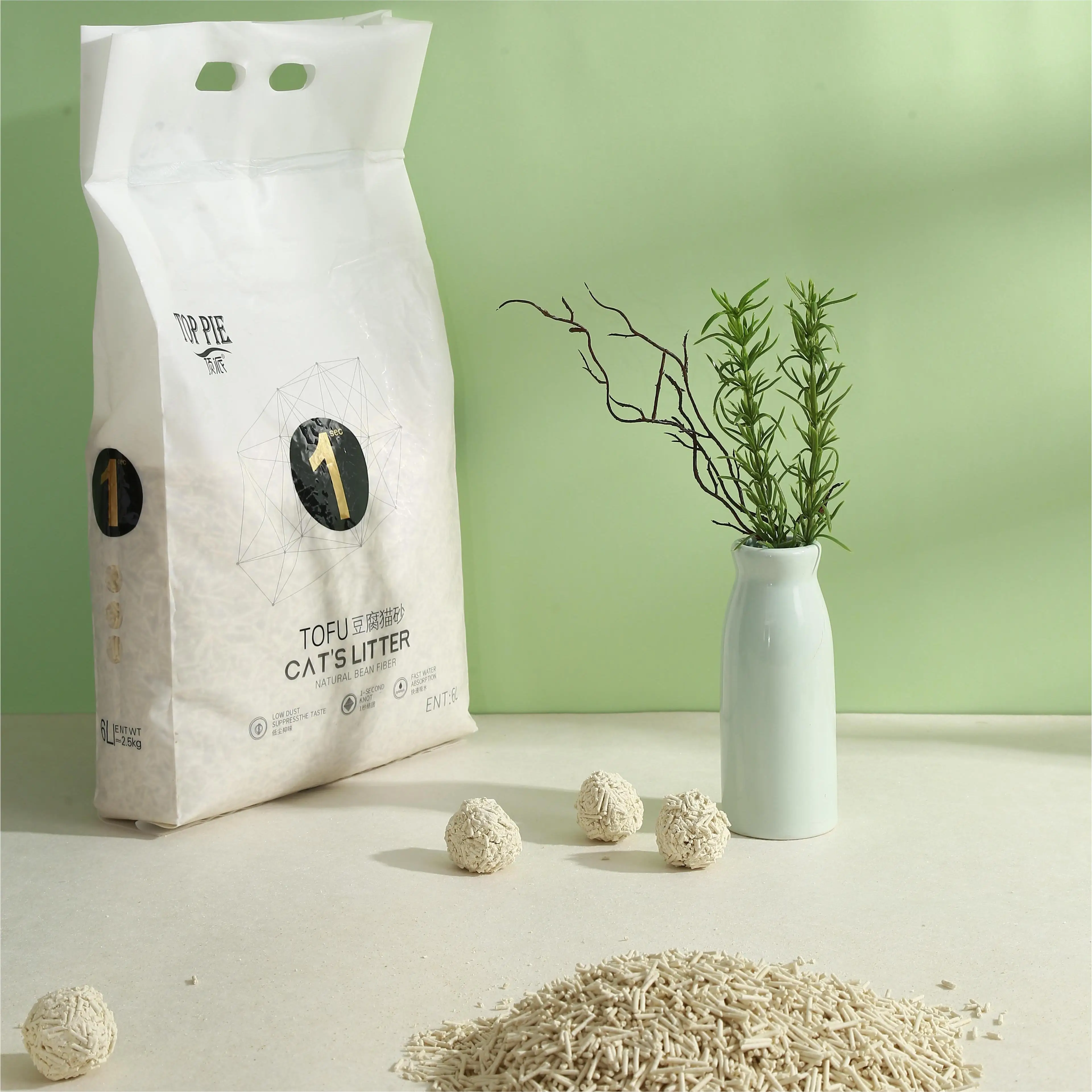 Manufacturers of tofu cat litter wholesale milk aroma deodorant clean cat house special tofu cat litter