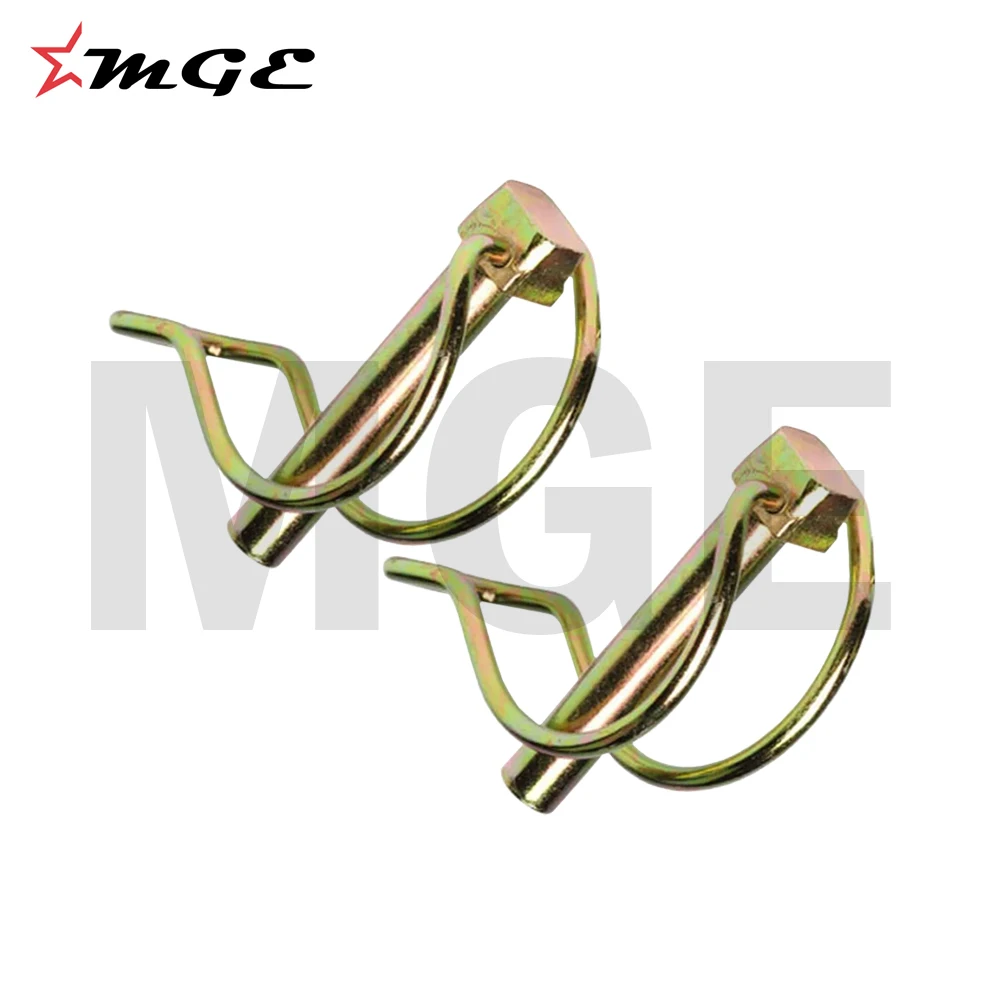 High Strength Shaft Locking Tube Linch Pin For Tractor Linkage Parts With Proper Finishing Of Golden Zinc Plating
