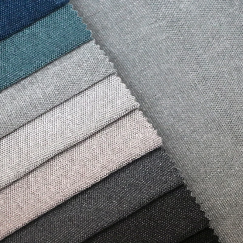 2470 Home Upholstery Easy Clean 100% Polyester 142cm 260gsm Waterproof Pillows Covers Woven Chenille Fabric for Sofa
