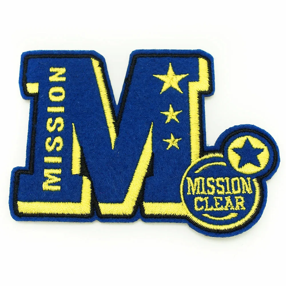 Вышитые значки оптом с индивидуальным логотипом утюгом объемные нашивки для одежды