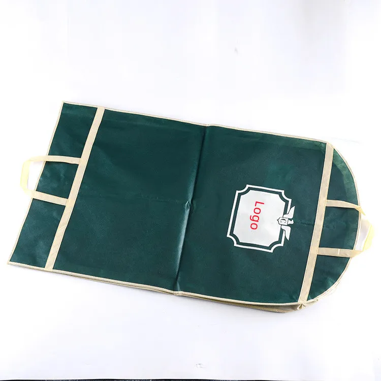 Vietnam factory RPET non woven eco-friendly foldable garment bag suit cover dustproof bag