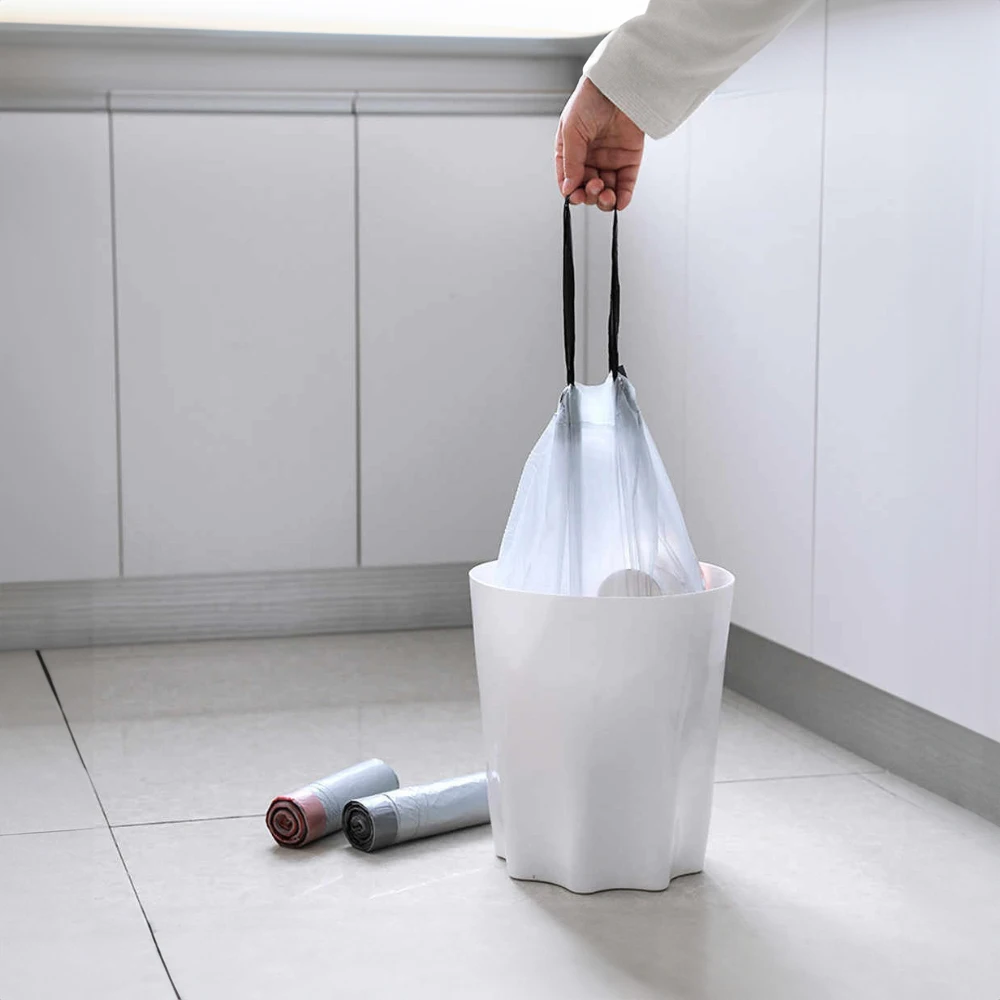 Vietnam Manufacturer Customization Disposable Plastic Recycle Drawstring Trash Kitchen Biodegradable Garbage Trash Bag