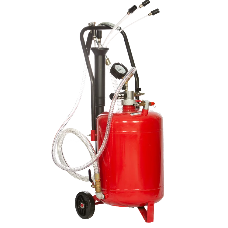 Hot Sale Auto Car Waste Pneumatic Oil Drain 25L Portable Pneumatic Oil Draining & Collecting Machine
