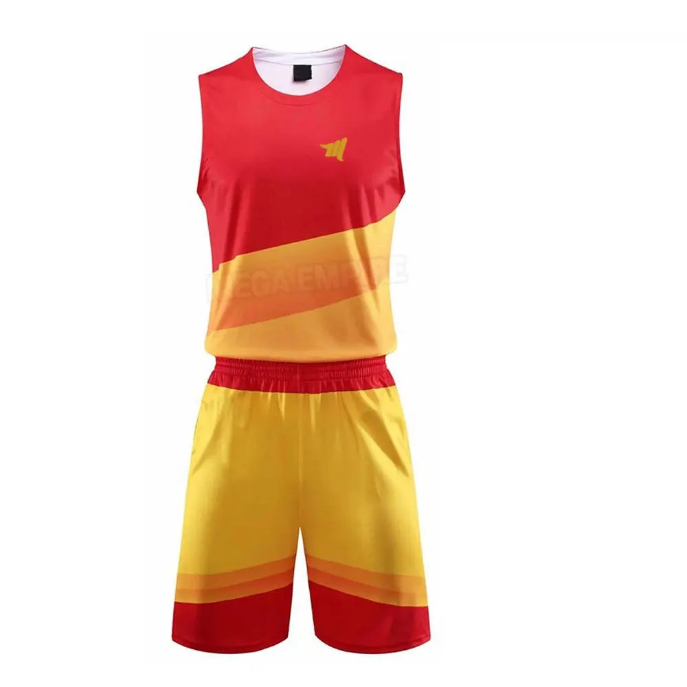 Summer Sports Wear Basketball Uniform Blank Color Design Affordable Price Basketball Uniform