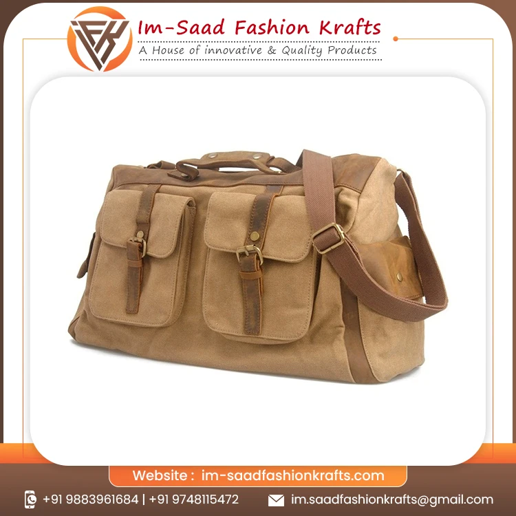 Premium Design High Store Capacity 100% Genuine Leather Made Duffle And Travel Bag Buy Duffle Bag Online At Best Price In India