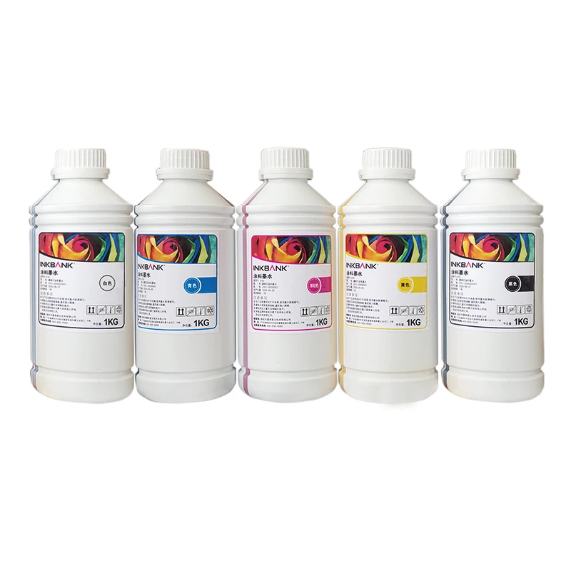 Inkbank factory price textile water based pigment DTF ink 1kg bottle with OEKO-TEX eco passport certification