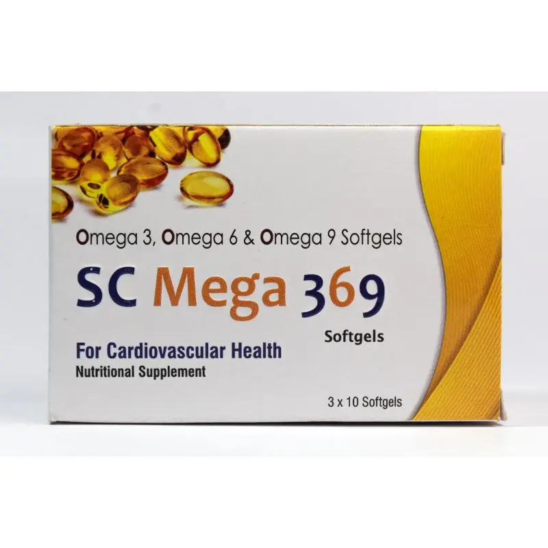 High Quality Omega Capsule Vitamins and Minerals Softgel Capsule at Wholesale Price for Export From Indian Manufacturer
