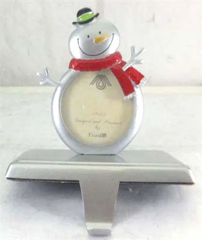 BEST SELLING HOLIDAY ORNAMENT HIGH QUALITY SNOWMAN DESIGN CHRISTMAS STOCKING HOLDER