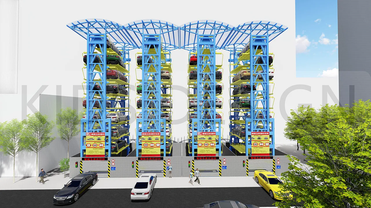 Intelligent and high-tech vertical three-dimensional circular parking equipment