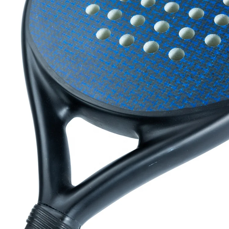 High End Hot Selling Diamond Teardrop Round Shape Custom Logo Carbon PadelFactory Price High Quality 3K Carbon Padel Racket