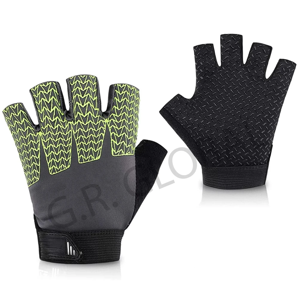 Customizable Design New Sports Cycling Half Finger Gloves MTB anti Slip Riding Gloves Racing Bicycle Gel Padded Soft Gloves