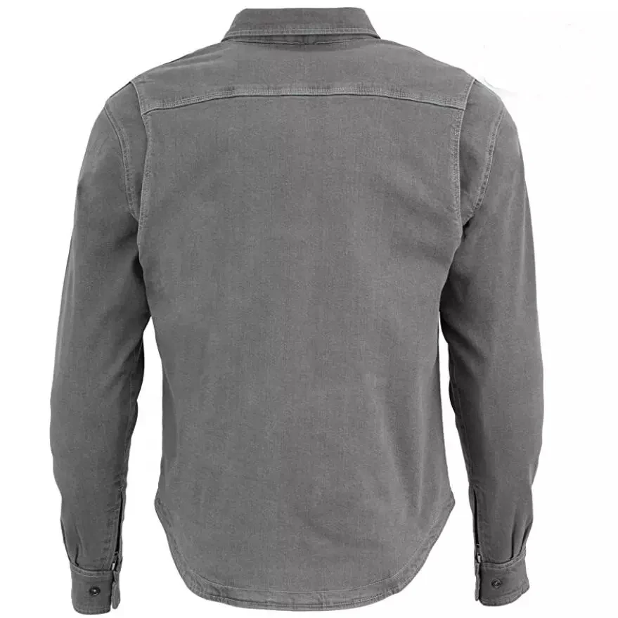 Best Quality Long Sleeve Cotton Denim Jeans flannel Shirts Casual Men Shirt for men Top selling Products With Customized Logo