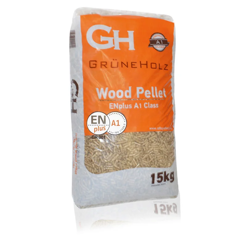 EN plus-A1 6mm/8mm Fir, Pine, Beech wood pellets in 15kg bags FOR SALE!!!