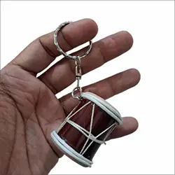 Tamborine Keychain music traditional lover Luxury for beautiful Accessories wooden arts and crafts