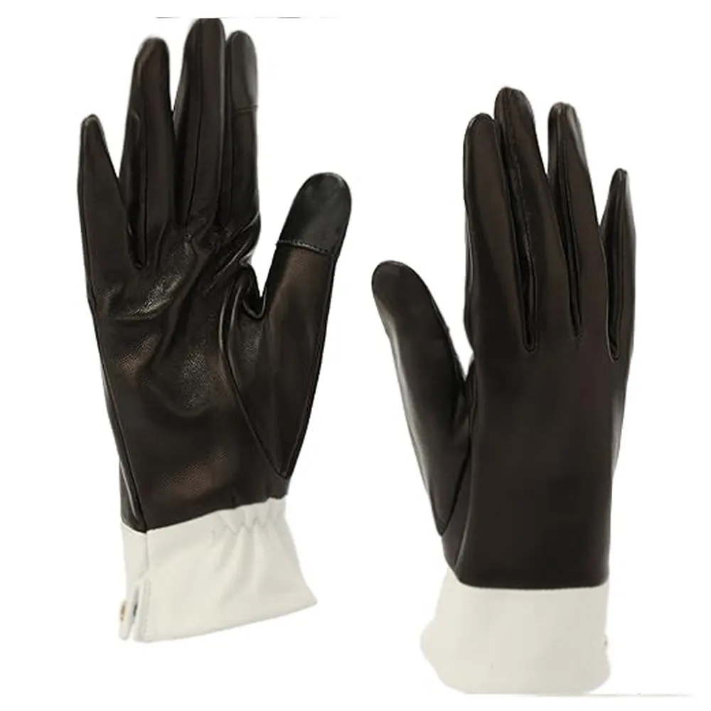 Best Material Comfortable Breathable Full Finger Leather Gloves From Pakistan Newest Design Fashion Leather Gloves For Women