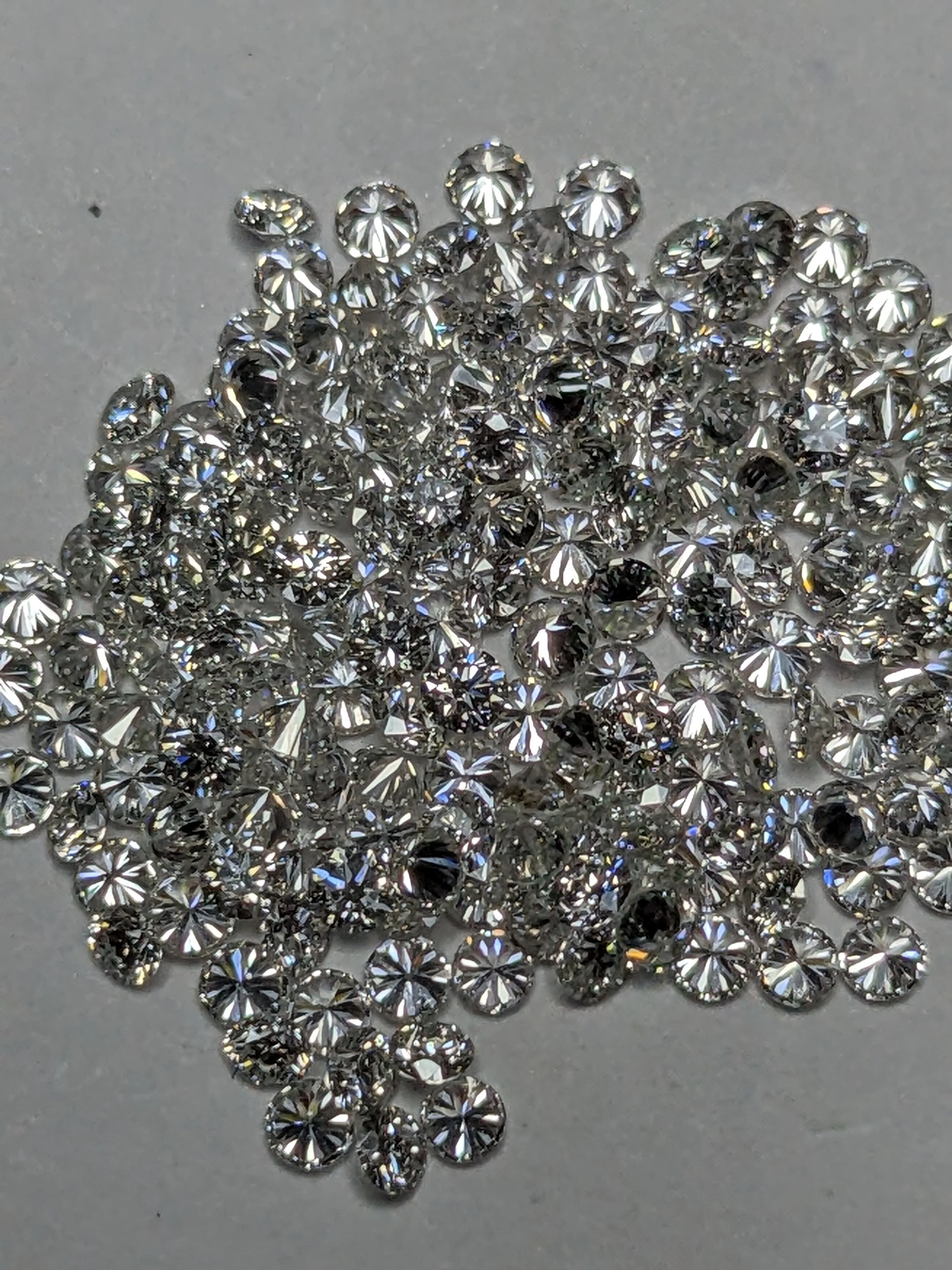 Polished Natural Diamond in VS EF from Size 1.80mm to 2.05mm for Fine Jewelry Diamond Necklaces Making
