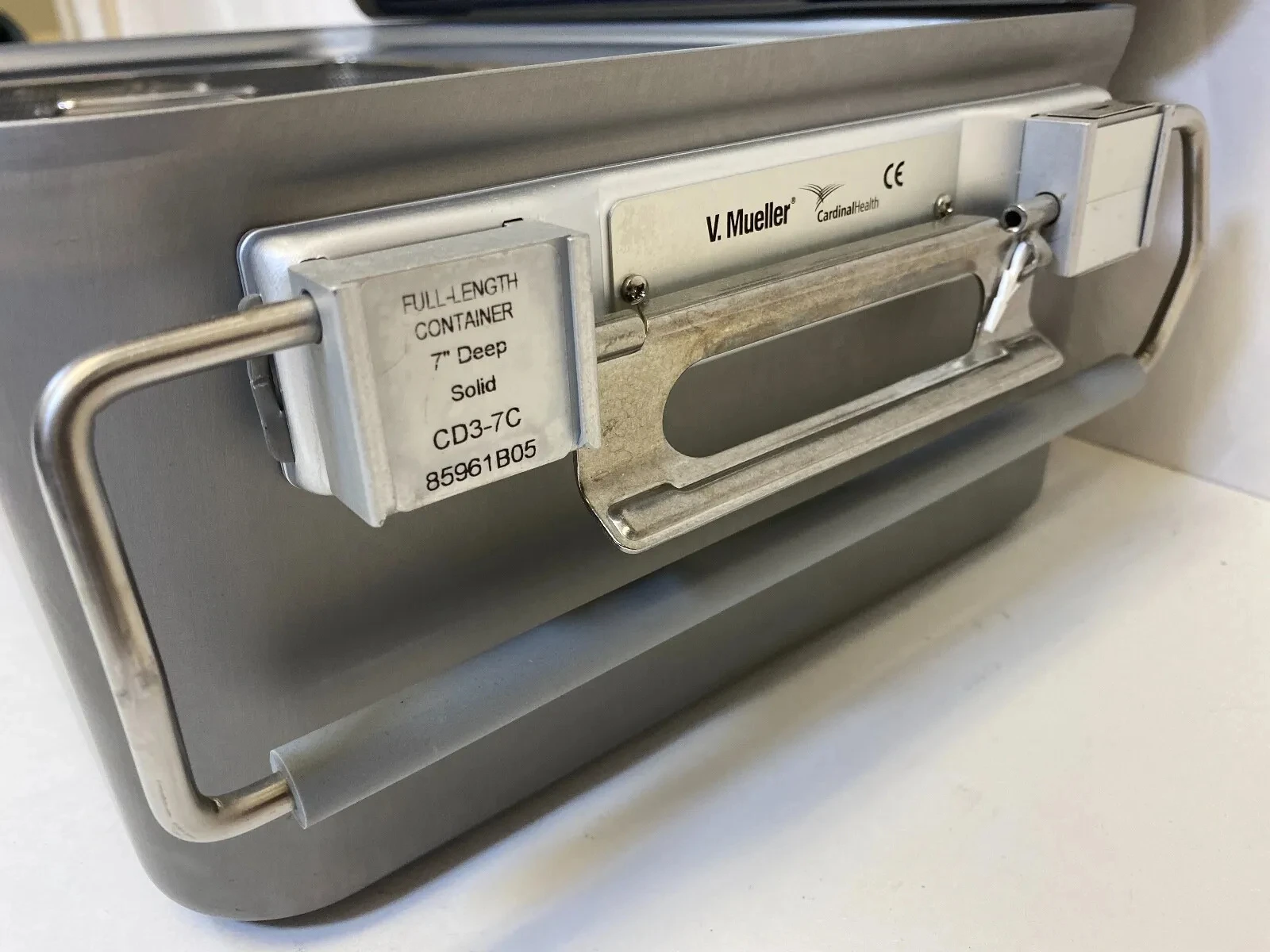 V. Mueller Sterilization Container Basket Stainless Steel Sterilization Box Instrument Tray With Cover