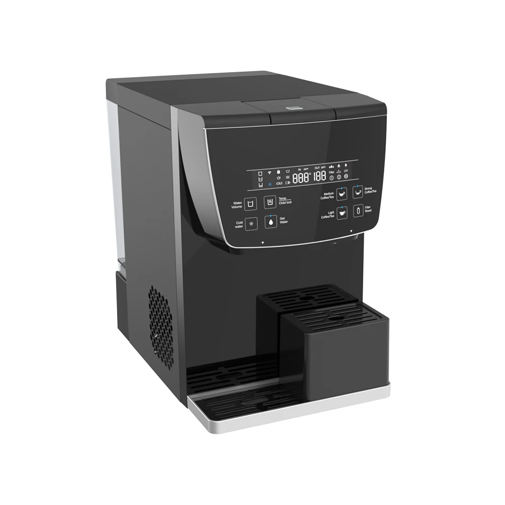 5 stages reverse osmosis system homeuse portable zero installation ice water purifier with uv wifi