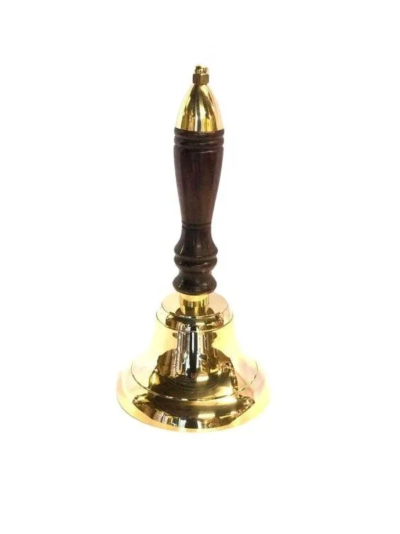Multiple Brass Bell new Design brass Hand bell With new design handle new Look Metal Bell Elegant For Office Usage
