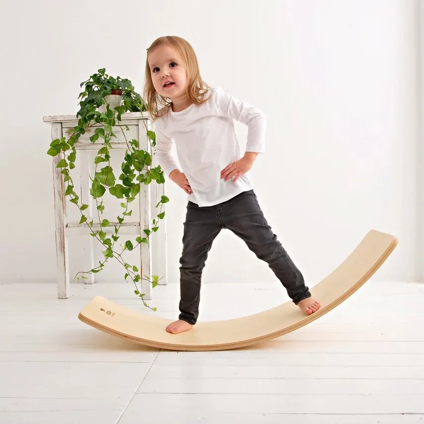 Wooden balance board kids play wood balancing boards premium quality ready for export produced in Vietnam